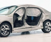 2010 Chevrolet Malibu IIHS Side Impact Crash Test Picture